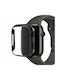 Tactical Zulu Aramid Kevlar Protection Case in Black color for Apple Watch 41mm