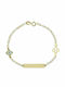 Filva Oro Kids Bracelet ID from Gold 14K with Evil Eye