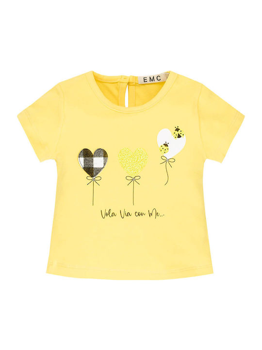 EMC T-shirt Κίτρινο