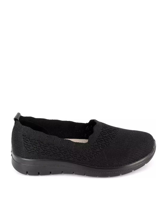 Ανατομικά Γυναικεία Slip-On Μαύρα