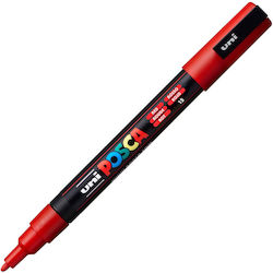 Uni-Ball PC-3M Permanent Marker 1.3mm Red