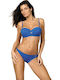 Bikini-Set Push-Up Blau
