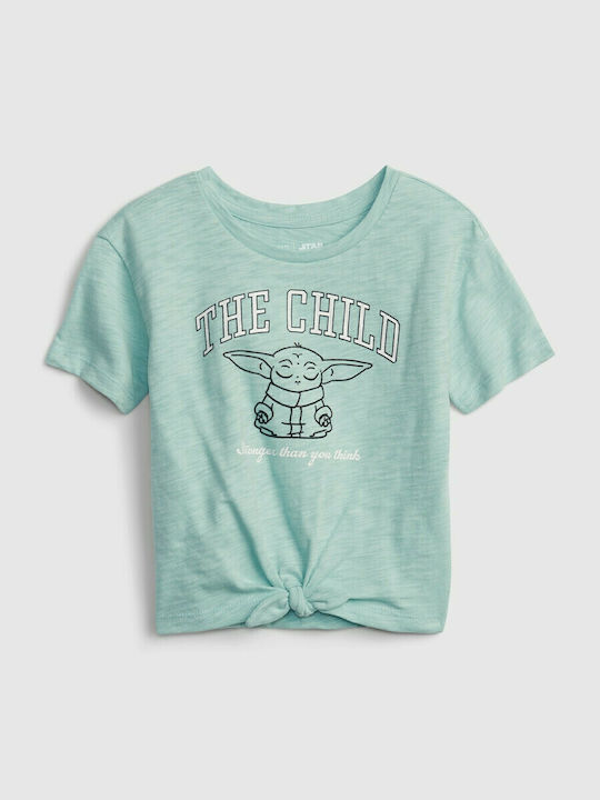 GAP Kids' Blouse Short Sleeve Light Blue