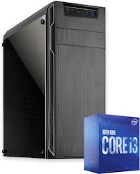 WorkSpace Business Desktop PC (i3-10100/8GB DDR4/120GB SSD + 500GB HDD/No OS)