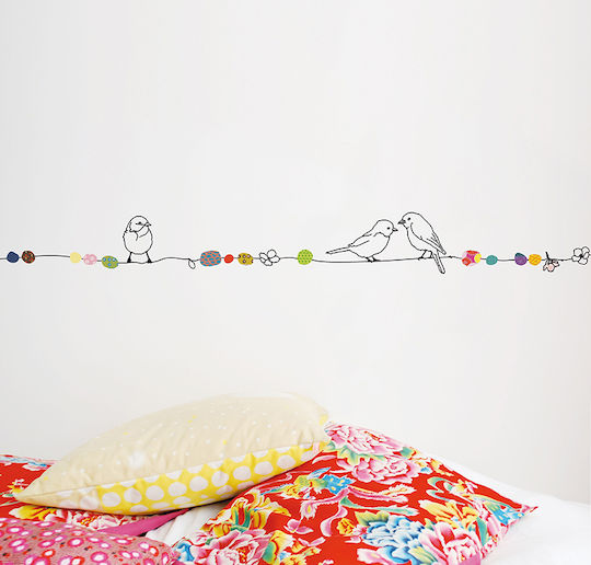 Mimi'lou Kids Wall Border Sticker Pearls & Birds