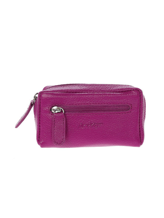 Lavor Key Holder Leather Fuchsia