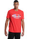 Crewneck T-shirt Κόκκινο