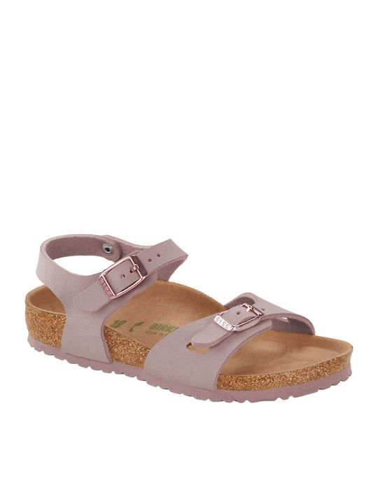 Birkenstock Παιδικά Πέδιλα Rio Ανατομικά Ροζ