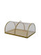 Kaemingk Bread Box with Lid made of Bamboo Brown 29x19x12cm