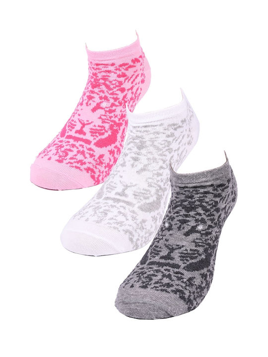 Vtex kurze Socken Socken mit Muster Satz von 3 Paaren MULTICOLOUR