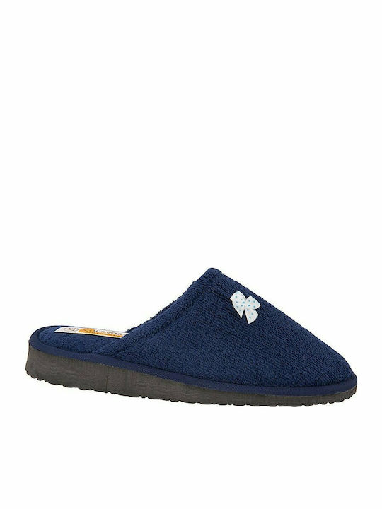 Kolovos Terry Winter Women's Slippers Blue
