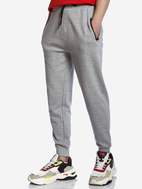 Camaro Men's Sweatpants with Rubber Gray