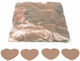 Confetti în Formă de Inimă Rose Gold 1kg 1buc
