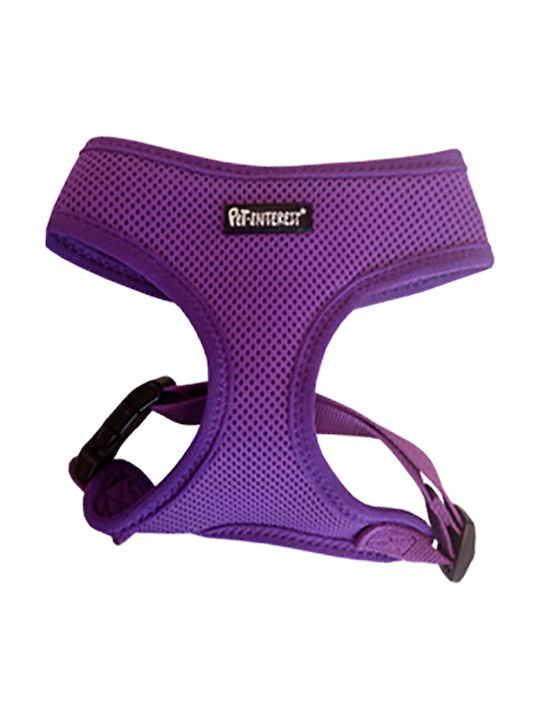 Pet Interest Dog Harness Vest Mesh Plain Purple...