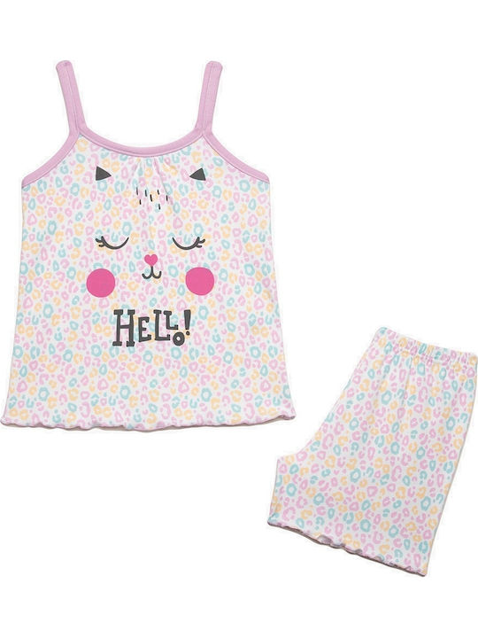 Minerva Kids' Pajamas Summer Multicolored Oh La La