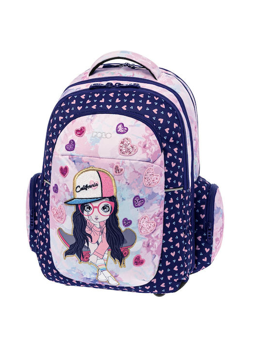 Polo Widen Girl School Bag Backpack Elementary, Elementary Multicolored