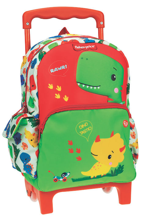 Fisher Price School Bag Trolley Kindergarten Multicolored 12lt