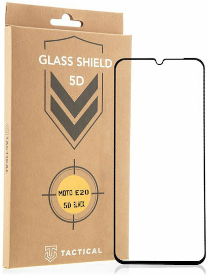 Tactical Shield 5D Vollflächig gehärtetes Glas Schwarz (Motorola E20) 57983106773