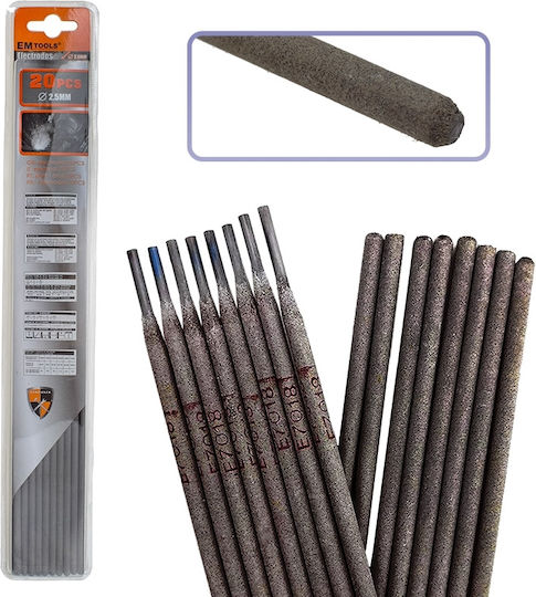 Electrodes 2.5mm x 300mm 20pcs 0520.026