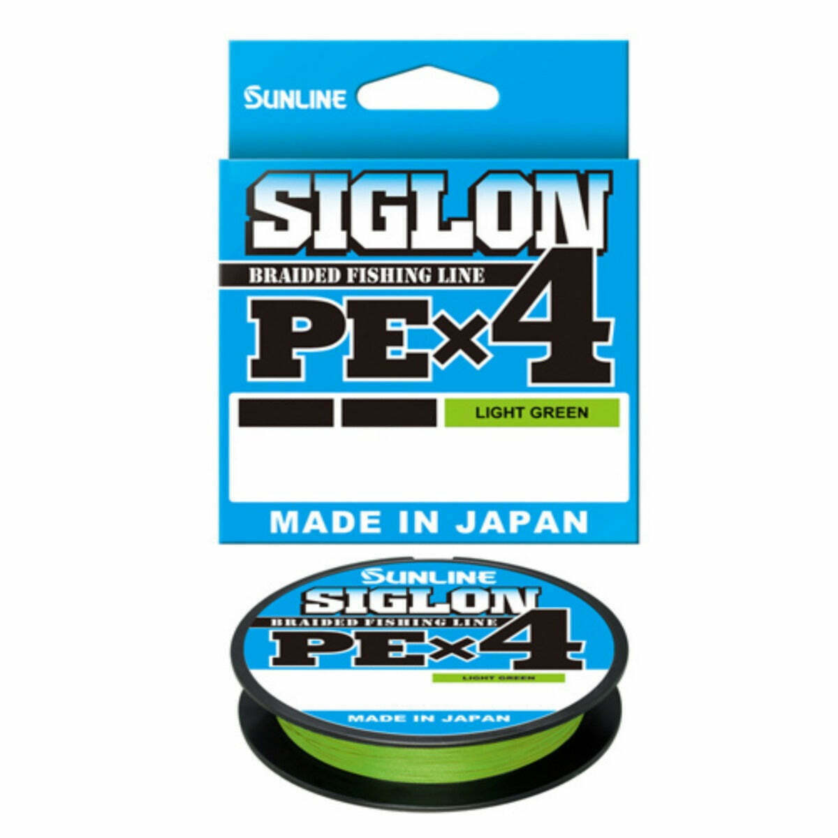 Sunline Siglon Braided Fishing Line PE X 4 Ανοικτό Πράσινο 11.0kg 150m