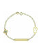 Filva Oro Kids Bracelet ID from Gold 14K with Evil Eye