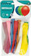 Set of 10 Balloons Latex Multicolour