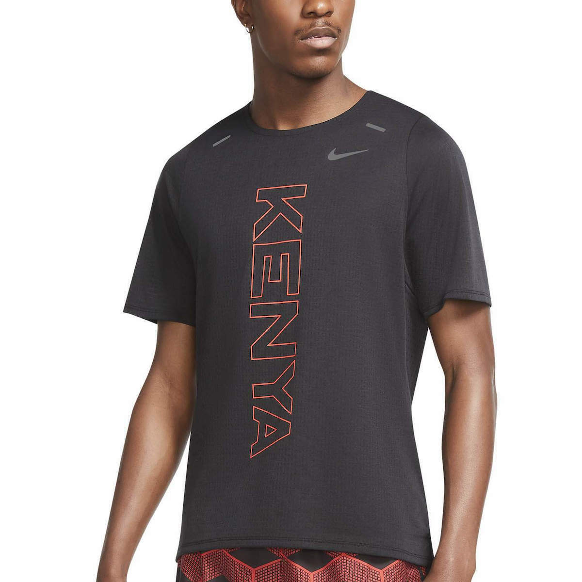 Nike Team Kenya Dri-Fit Athletic T-shirt Black CV0375-010 | Skroutz.mt