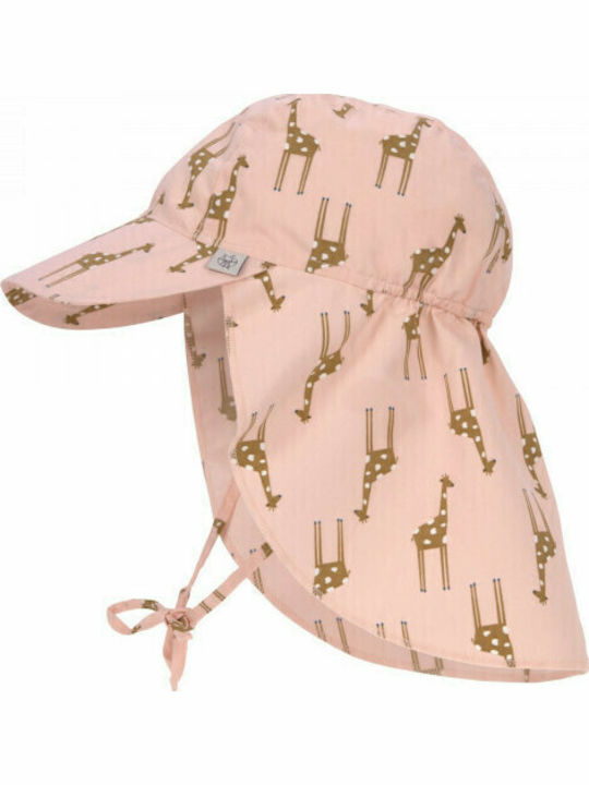 Laessig Kids' Hat Jockey Fabric Giraffe Pink