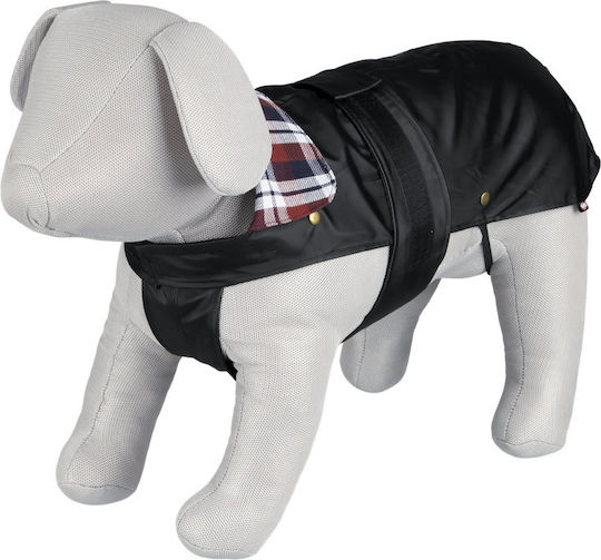 Trixie Paris Black Waterproof Dog Coat Medium with 45cm Back Length