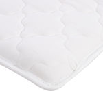 Freebox Double Foam Mattress Topper Cloud with Elastic Straps 150x200x5cm