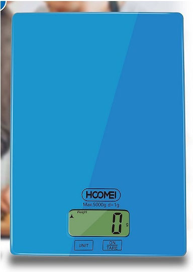 Hoomei Digital Kitchen Scale Up To 5kg Blue