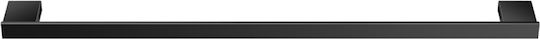 Sanco Monogramm Schiene Badezimmer Einzel Wandmontage Schrauben ​60x2cm Black Mat