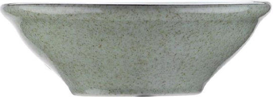 Max Home Mood ColorX Servierschüssel Rund aus Porzellan Green mit Durchmesser 16cm