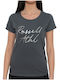 Damen T-Shirt Gray