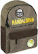 Cerda Star Wars Mandalorian Yoda Der Mandalorianer Schulranzen Rucksack Grundschule Braun mit Flaschenhalter