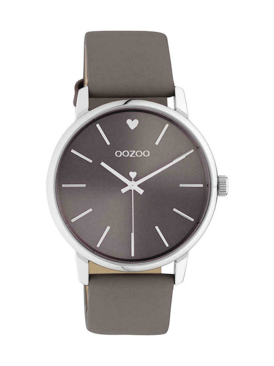 Oozoo Timepieces Uhr mit Braun Lederarmband