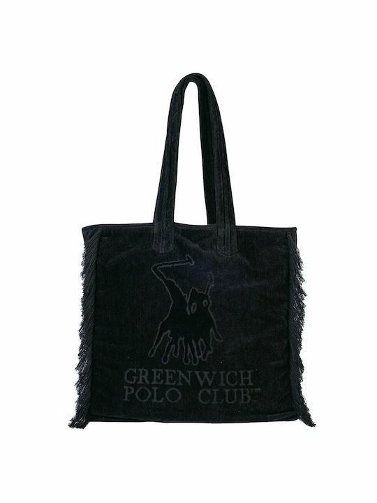 Greenwich Polo Club Υφασμάτινη Τσάντα Θαλάσσης Μαύρη