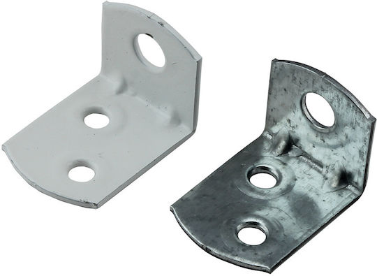 FFG Galvanized Corner Shelf Silver 28x38mm 37297