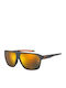 Under Armour Men's Sunglasses with Gray Plastic Frame and Yellow Mirror Lens UA Dominate KB7/50