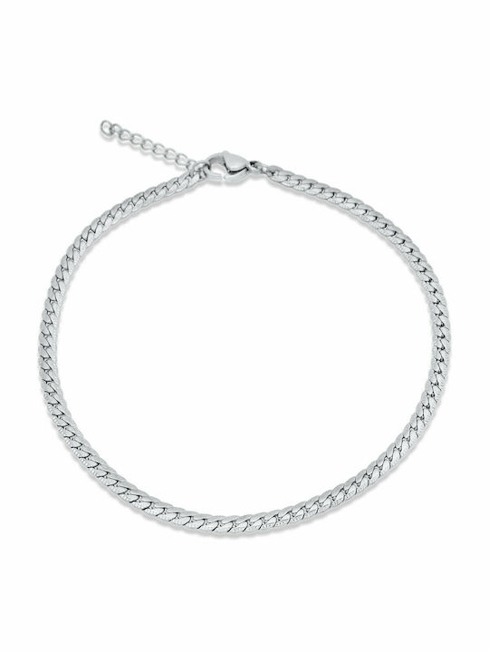 Fior Silver Bracelet 3MM Stainless steel bracelet 316L 15-16 cm