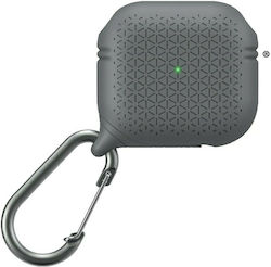 Catalyst Vibe Θήκη Σιλικόνης με Γάντζο σε Γκρι χρώμα για Apple AirPods 3