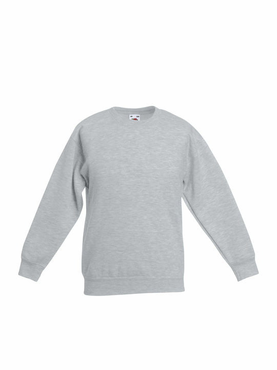 Fruit of the Loom Kids Sweatshirt Gray
