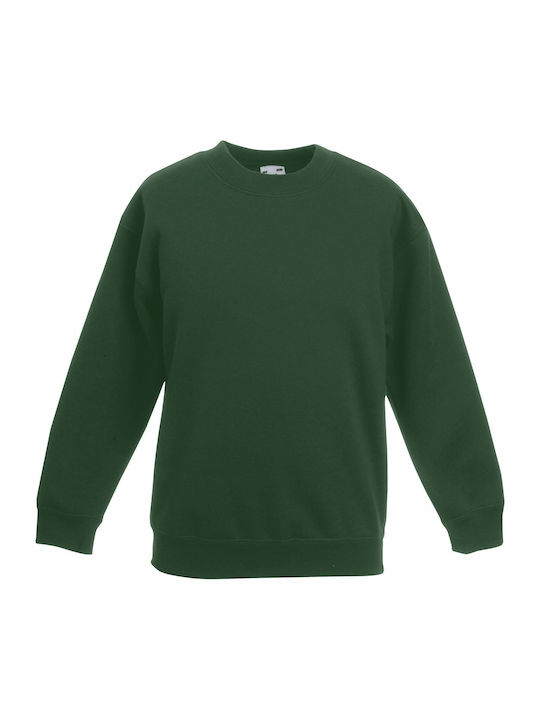 Fruit of the Loom Kinder Sweatshirt Grün