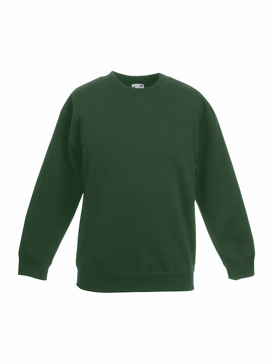 Fruit of the Loom Kinder-Sweatshirt Grün