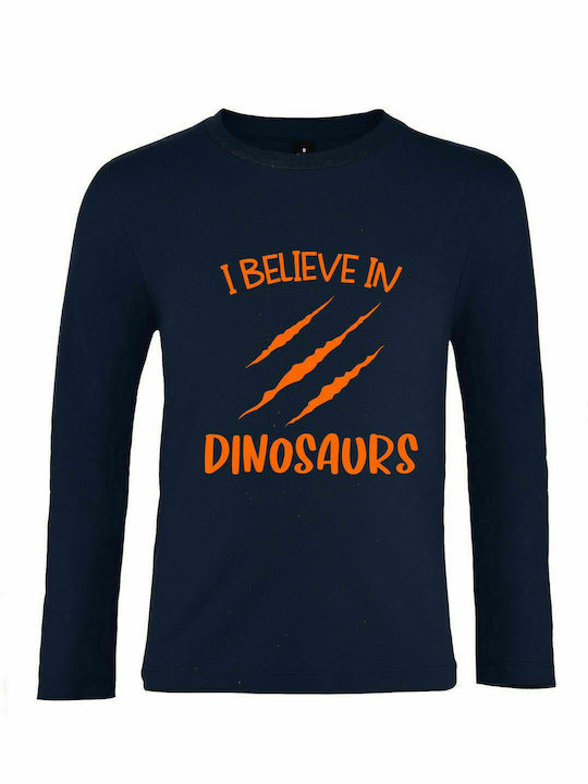 Παιδικό Μακρυμάνικο " I Believe In Dinosaurs ", French Navy