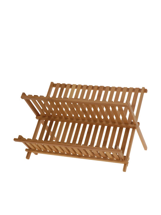 Koopman Отцедник За Мивка От Дърво Кафяв 42x32x26см