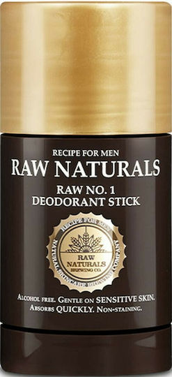 Recipe For Men Raw Naturals No.1 Deodorant in Stick 75ml