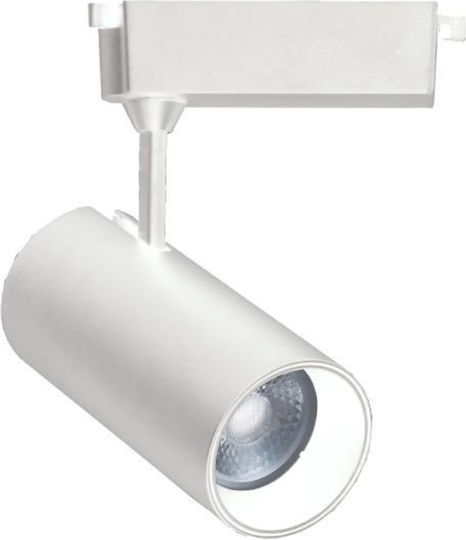 Eurolamp Μονό LED Θερμό Λευκό Σποτ σε Λευκό Χρώμα