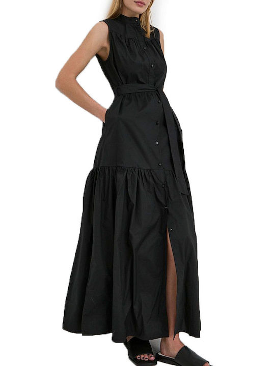 Φόρεμα Silvian Heach Μακρύ Queraine PGP22172VE-BLACK Γυναικείο