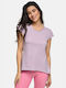 Bodymove -3 Women's Athletic T-shirt Lillac